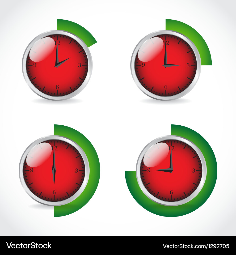 Timer set Vector Image