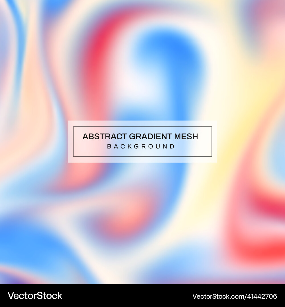 Abstract blurred gradient mesh background vector image
