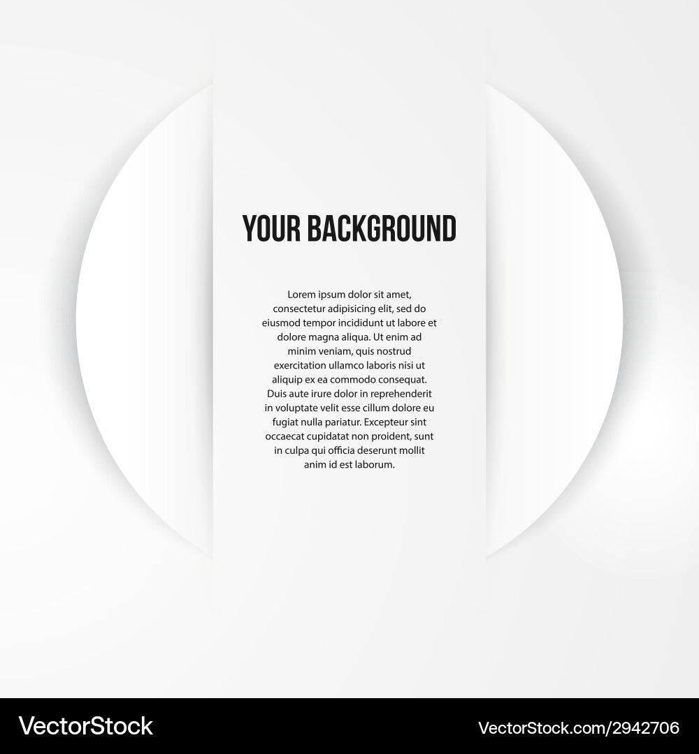 Abstract circles template web design Vector Image