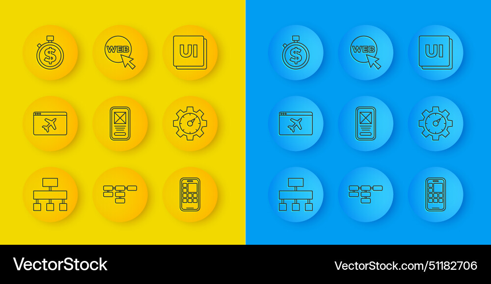 Aufstellung der Website-Karte Website-Template ui oder ux Aufstellung der Website-Karte Website-Template ui oder ux vektorbild