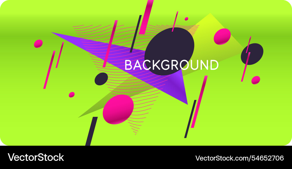 Background with abstract shapes a template Background with abstract shapes a template vector image