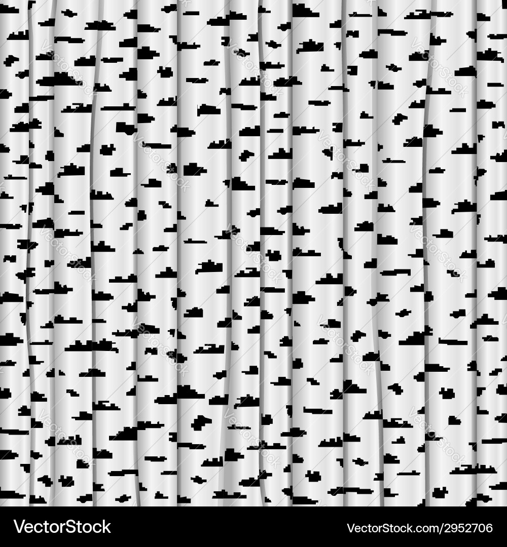 Birch grove pattern of trees vector image