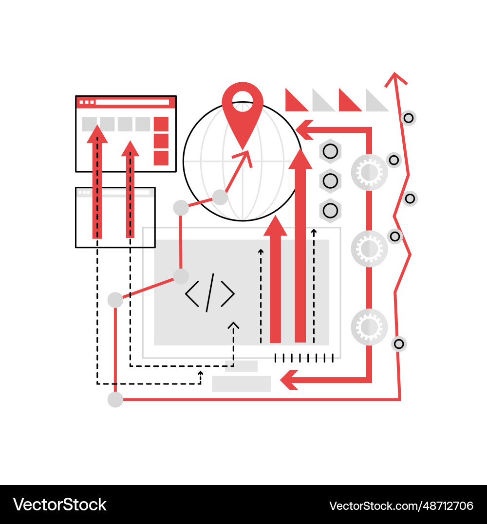 Global Internet Connection vector image