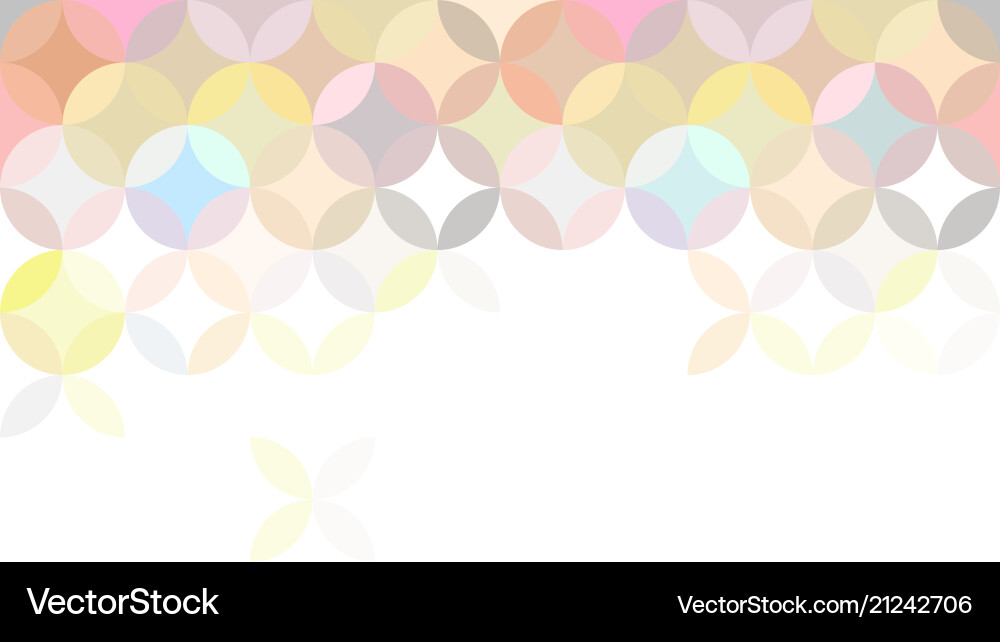 Modern Rosette Abstract Background vector image