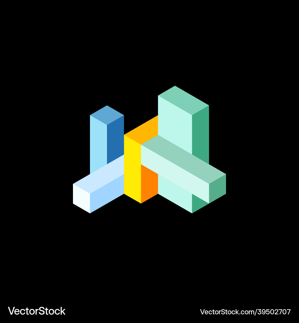 Abstract background 3d cubes cubic elements Abstract background 3d cubes cubic elements Vector Image