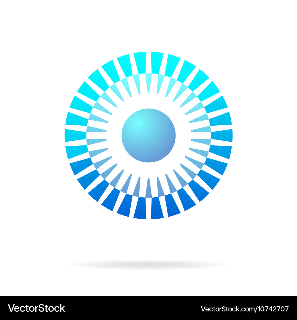 Abstract Connection Circles Vector Image
