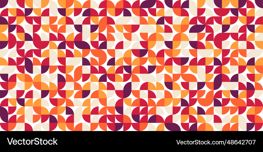 Geometric trendy pattern bauhaus style modern Geometric trendy pattern bauhaus style modern vector image