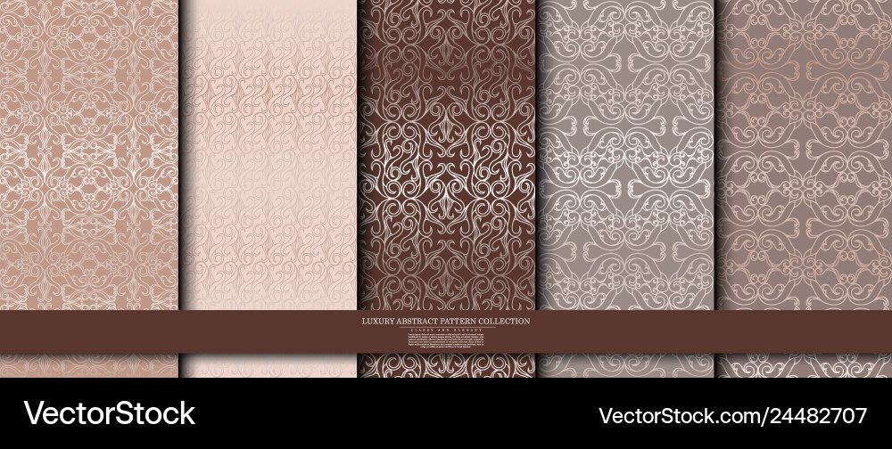 Luxury abstract pattern collection texture Luxury abstract pattern collection texture vector image