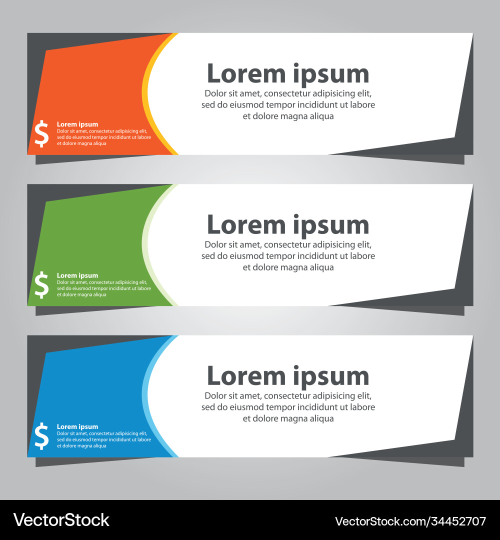 Modern template design for web Vector Image