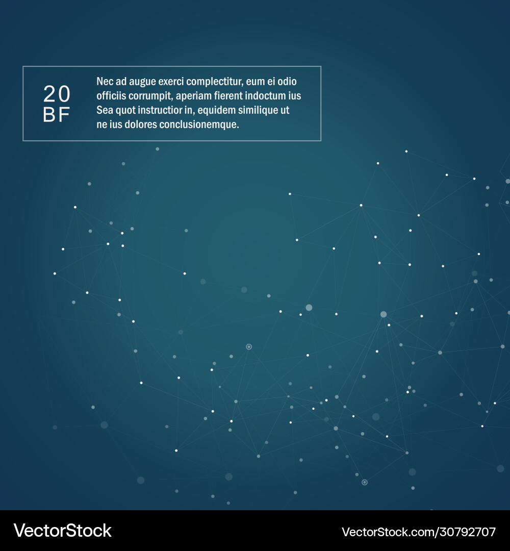 Polygonal background and technology connection Polygonal background and technology connection vector image