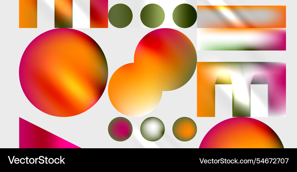 Triangles circles squares rectangles design Triangles circles squares rectangles design vector image