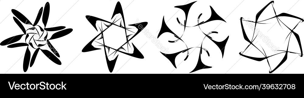 Abstract circular drawing amorphous nonfigurative Abstract circular drawing amorphous nonfigurative Vector Image