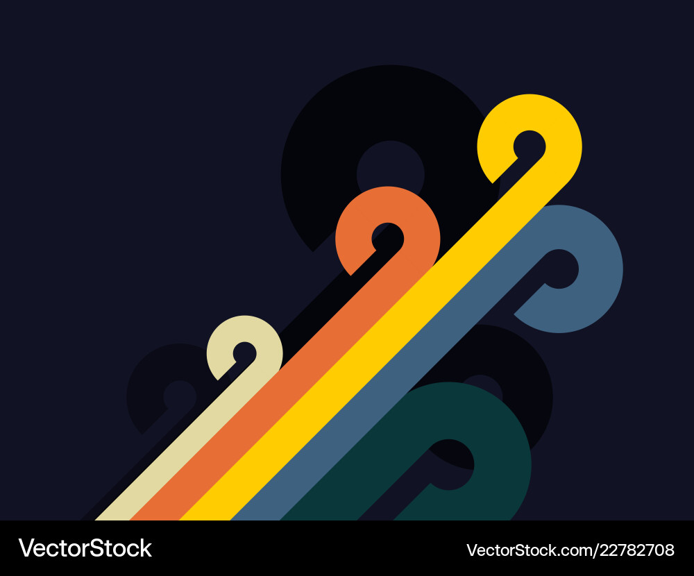 Abstract color retro background Abstract color retro background Vector Image