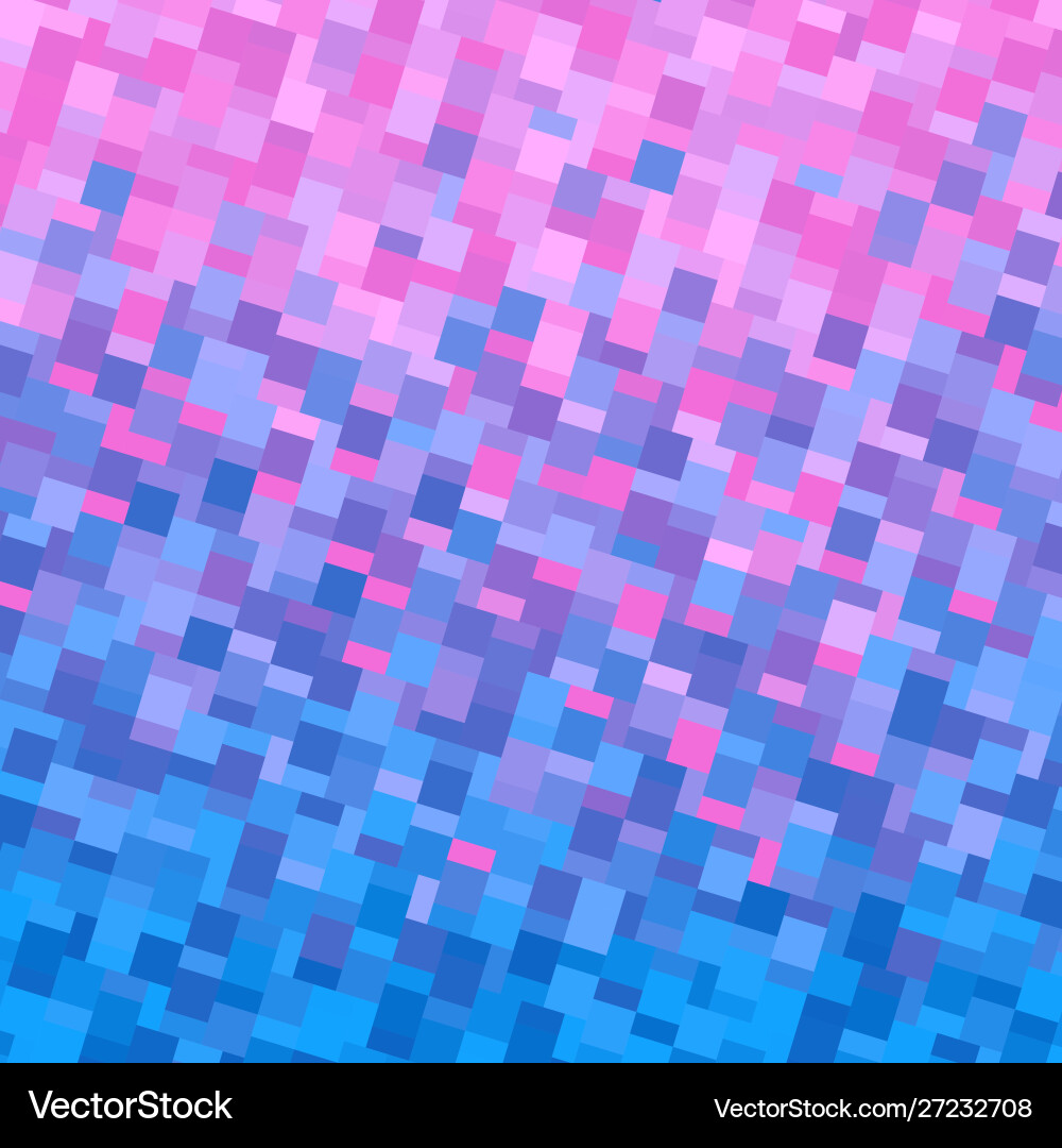 Background with square pixel texture vector image