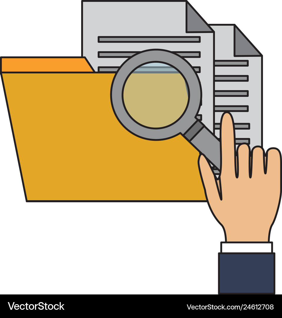 Cyber security data vector image