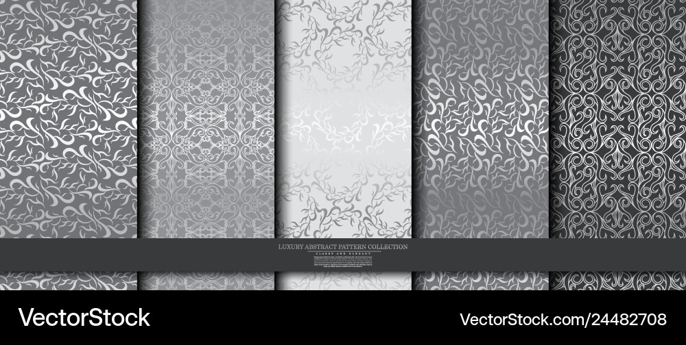 Luxury abstract pattern collection texture Luxury abstract pattern collection texture vector image
