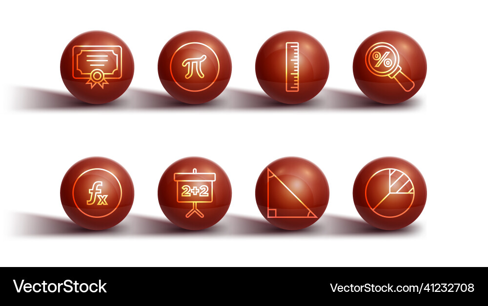 Set line certificate template function Set line certificate template function vector image