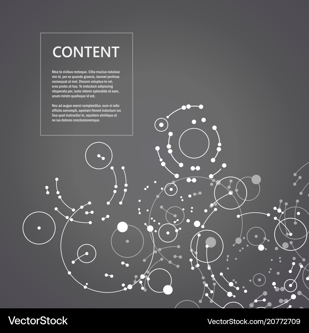 Abstract Network Connection Background vector image