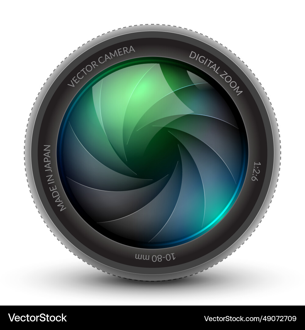 Kamera Shutter Foto Fokus isolierte Design-Linse Kamera Shutter Foto Fokus isolierte Design-Linse vektorbild