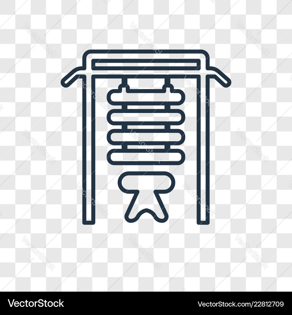 Machine concept linear icon isolated Machine concept linear icon isolated vector image