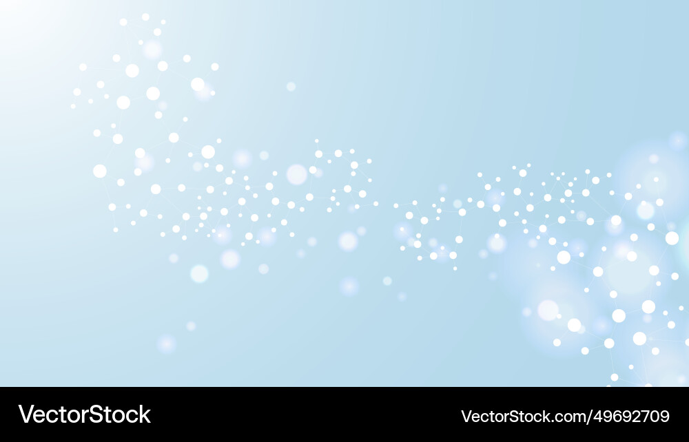 Modern abstract molecules structure for science Modern abstract molecules structure for science vector image