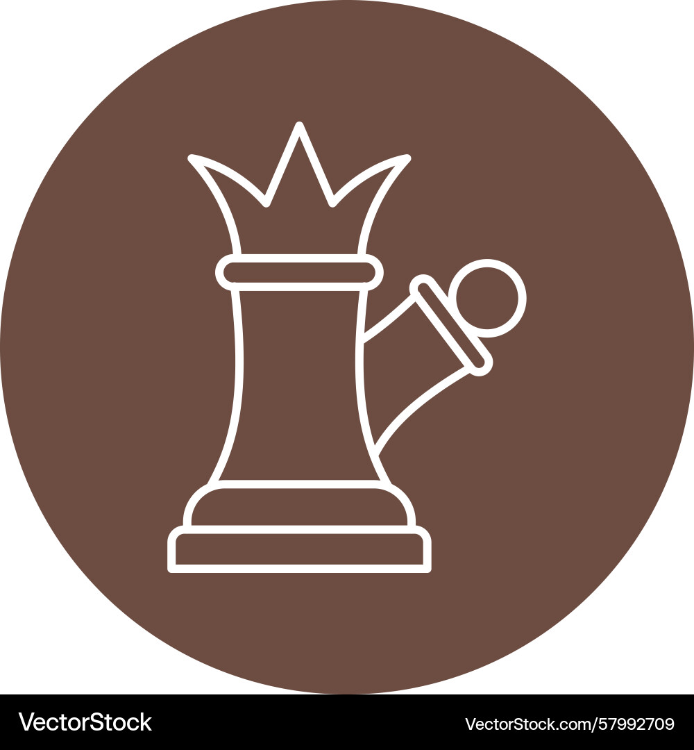 Multi Circle Chess Line Vector Image