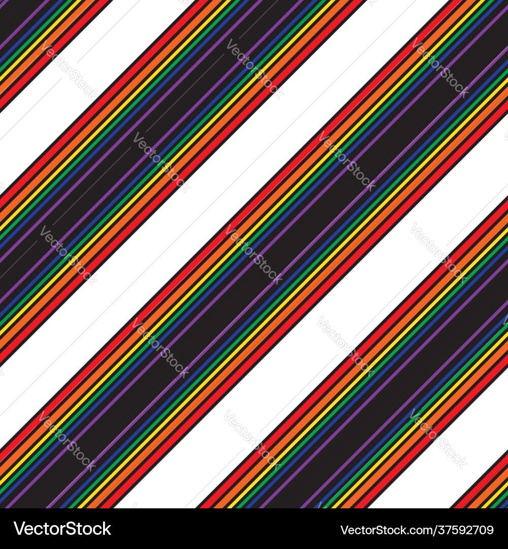 Rainbow stripe seamless pattern background Rainbow stripe seamless pattern background vector image