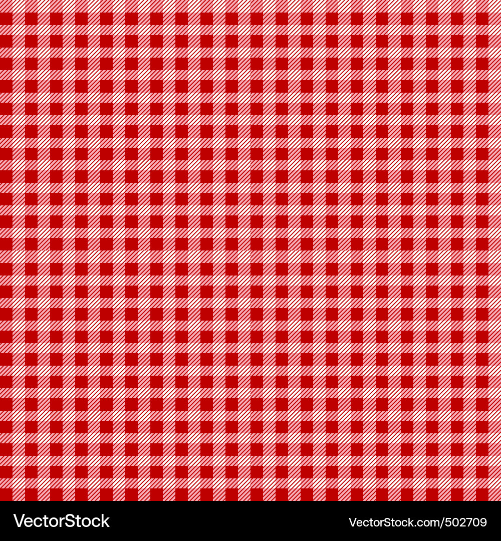 Table cloth seamless pattern Vector Image