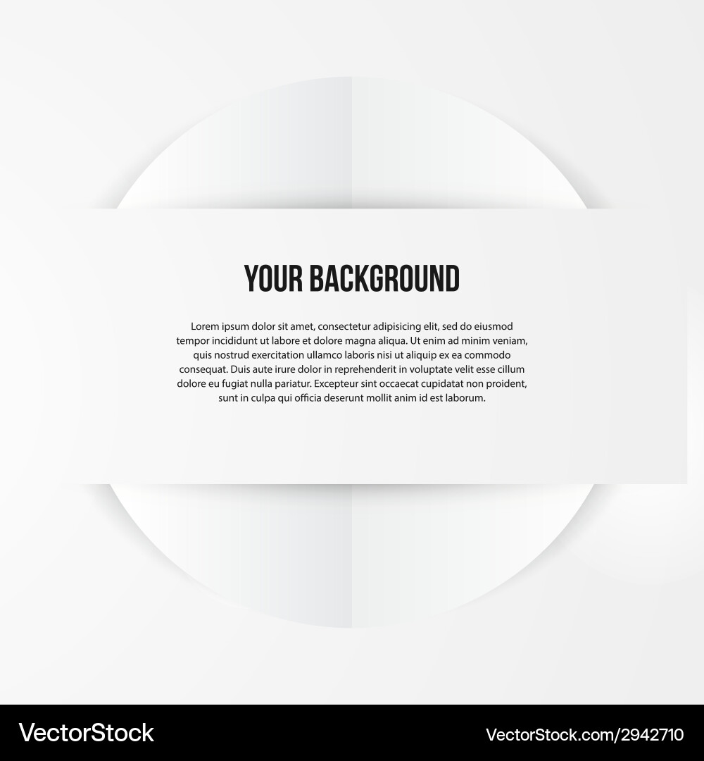 Abstract circles template web design vector image