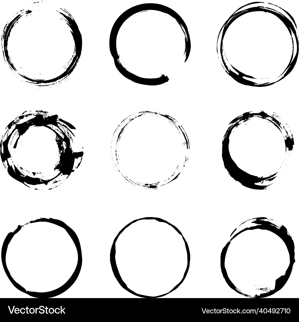 Collection of texture frames Collection of texture frames vector image