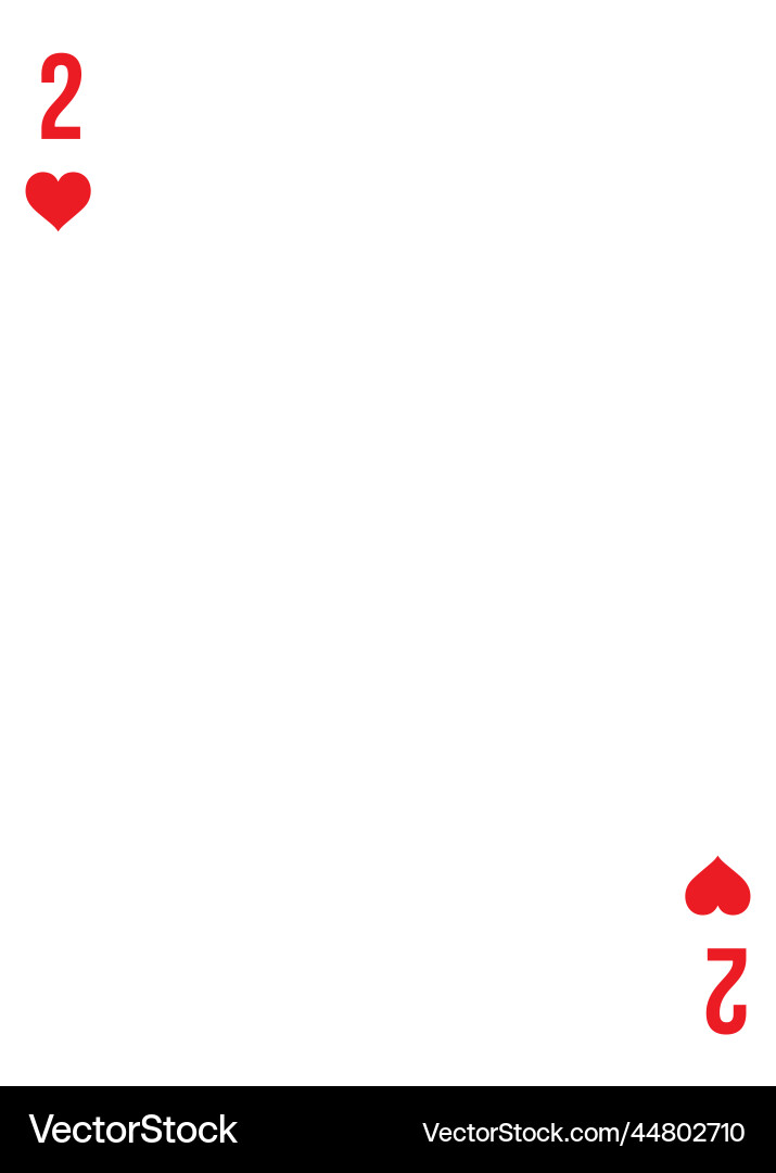 Custom of playing card template for any design Vector Image
