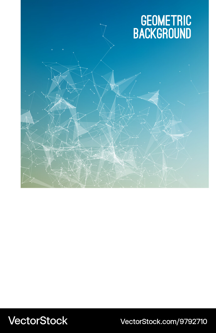 Geometric abstract mesh background with circles Geometric abstract mesh background with circles vector image