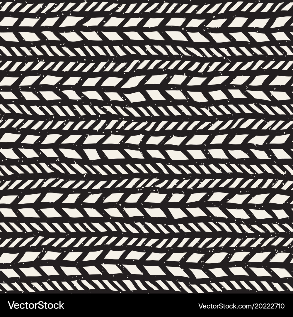 Hand drawn style seamless pattern abstract vector image