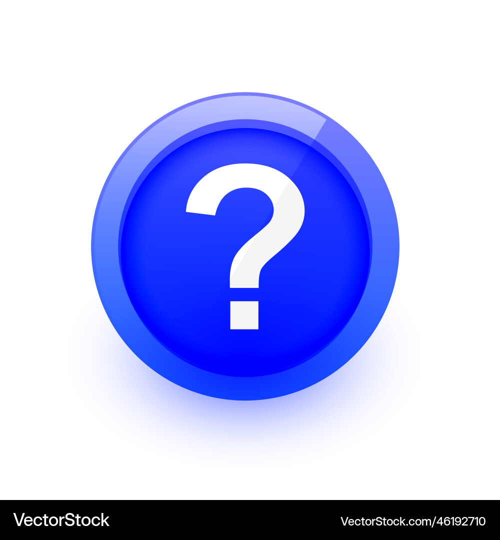 Question Mark - Problem Solving vector image