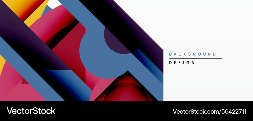 Abstract geometric shapes overlap creating Abstract geometric shapes overlap creating vector image