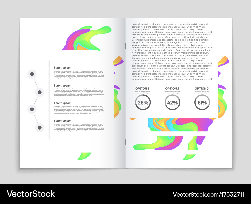 Abstract layout background set for art Vector Image