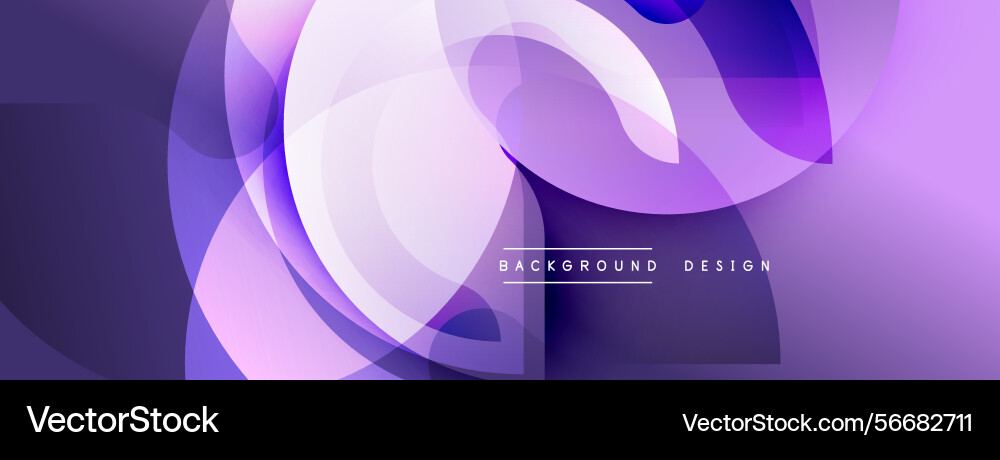 Abstract purple design features overlapping Abstract purple design features overlapping vector image