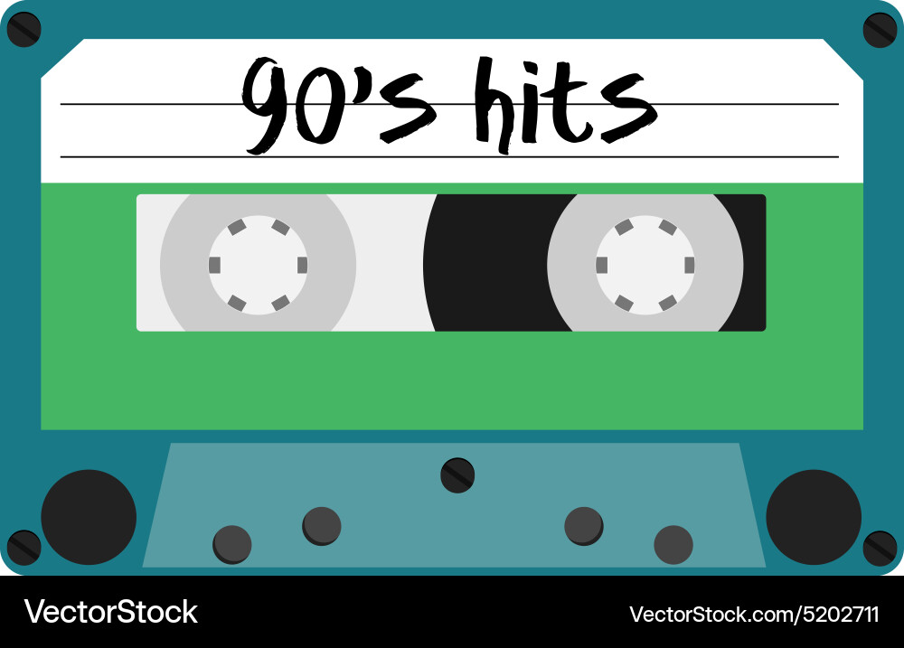 Cassette 90s Royalty Free Vector Image - VectorStock