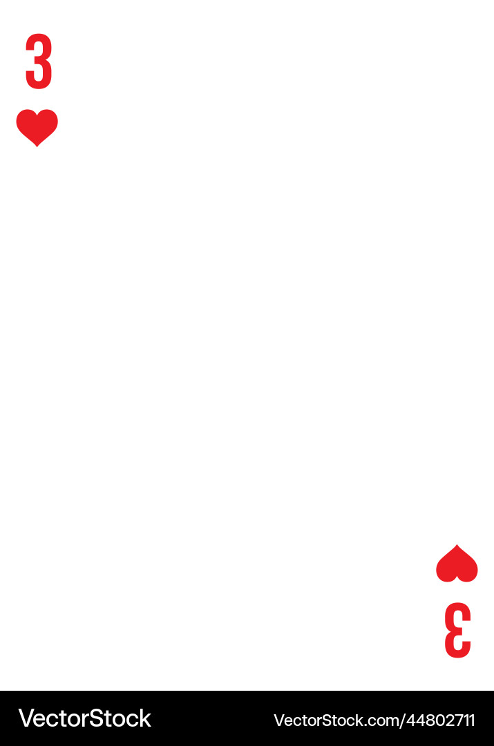 Custom of playing card template for any design Vector Image