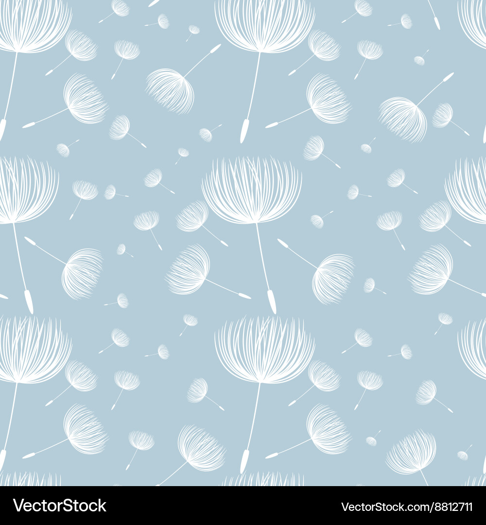 Dandelion Seed Pattern vector image