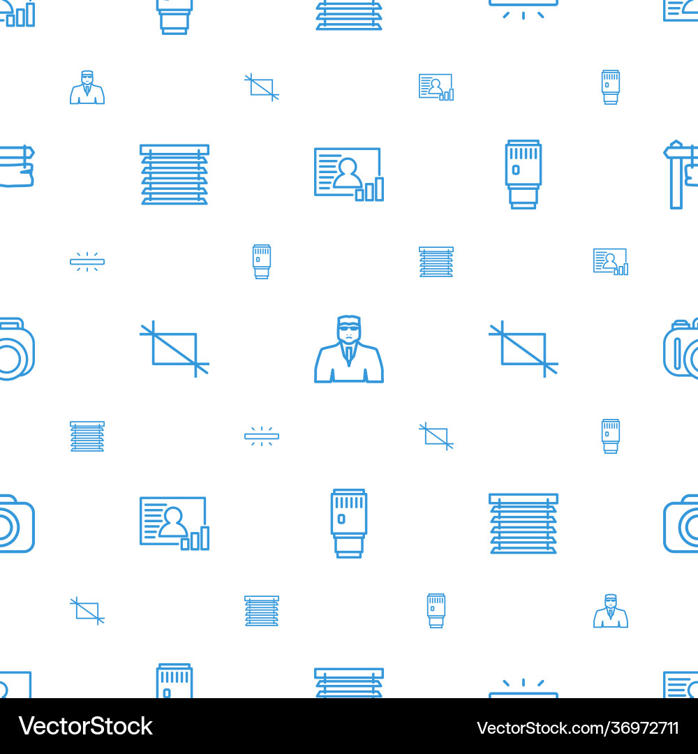 Frame icons pattern seamless white background vector image