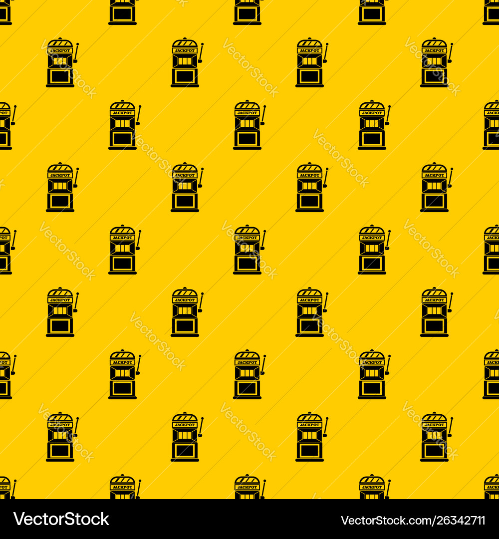 Gamble machine pattern Gamble machine pattern vector image