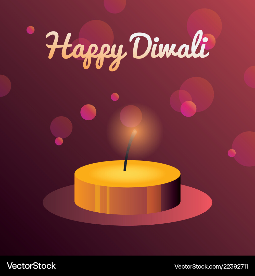 Happy Diwali Feier vektorbild
