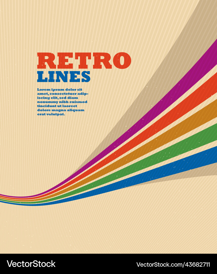 Linear abstract background in all colors Linear abstract background in all colors vector image