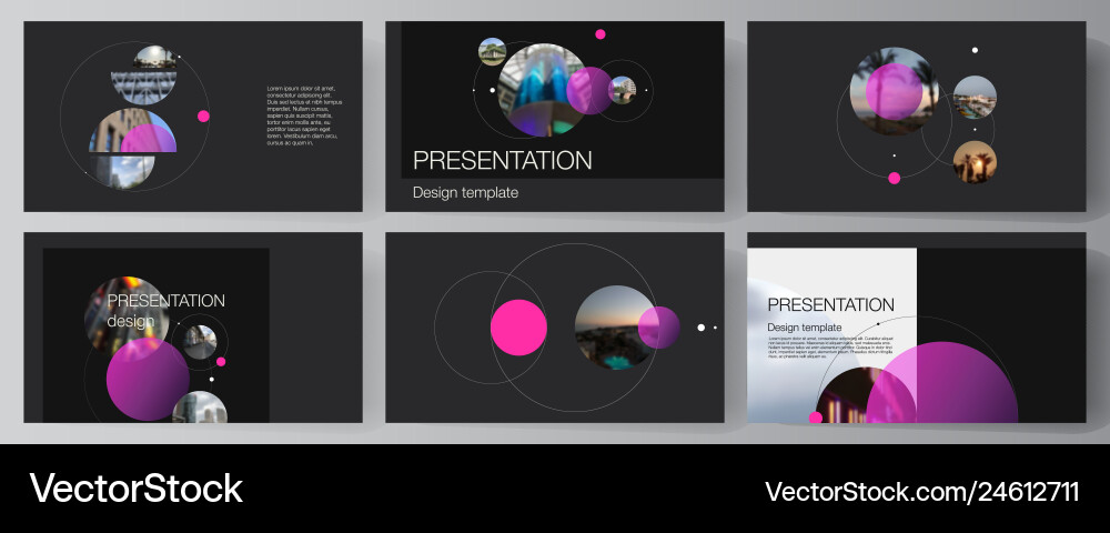 Minimalistic layout of the presentation Minimalistic layout of the presentation vector image