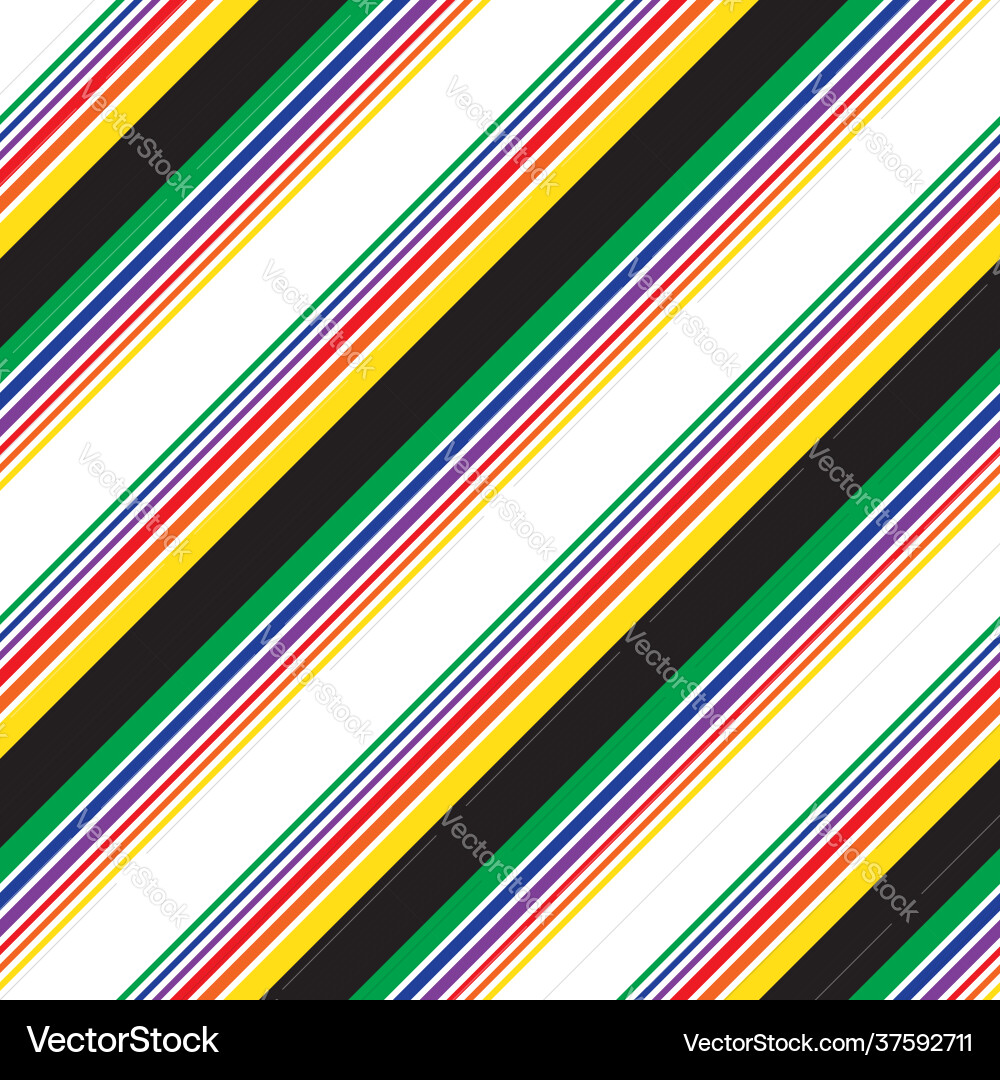 Rainbow stripe seamless pattern background Vector Image