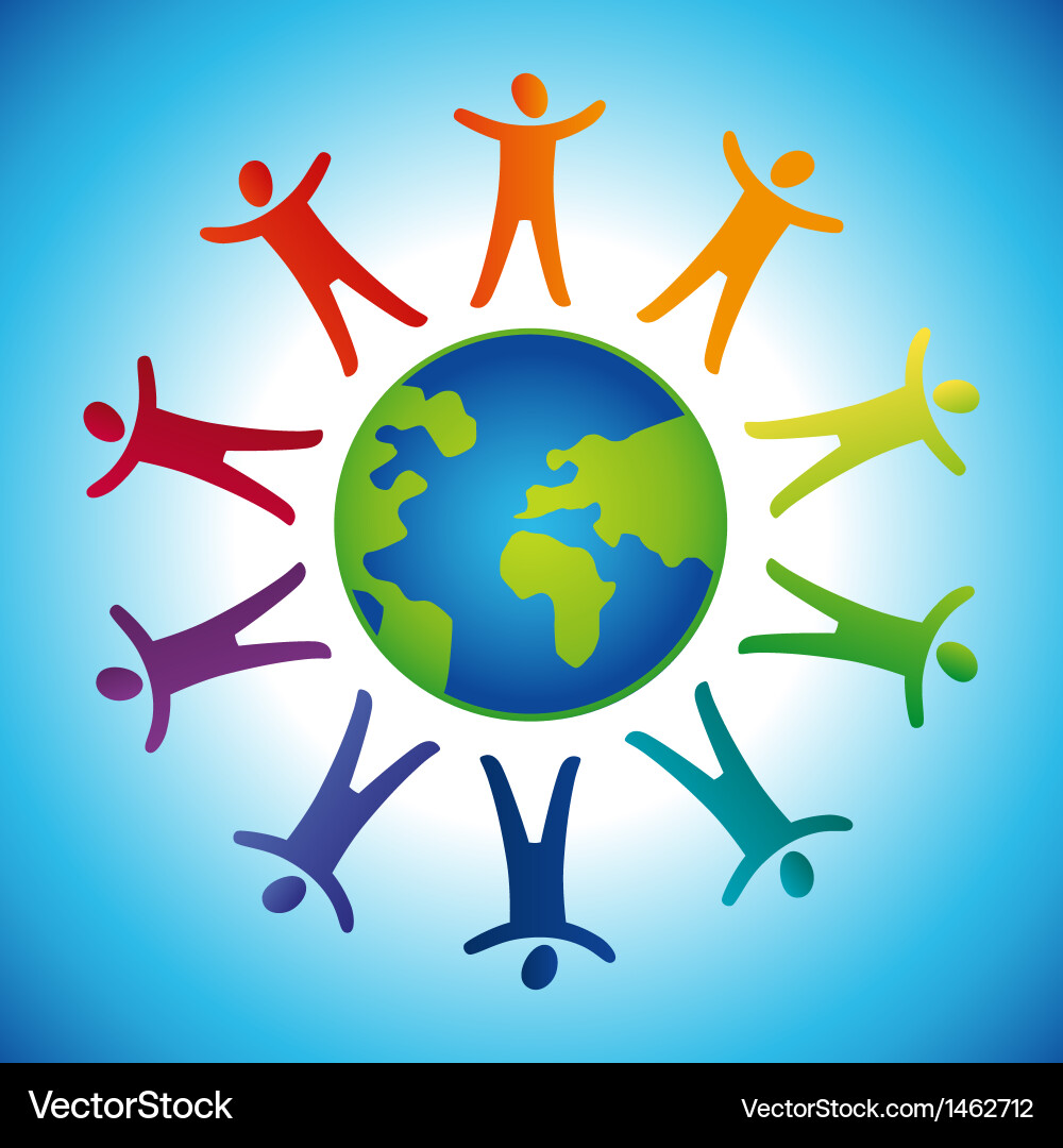 Diversity and Unity Vector Image