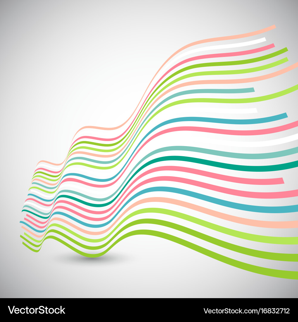 Dynamic Wave Pattern Background vector image