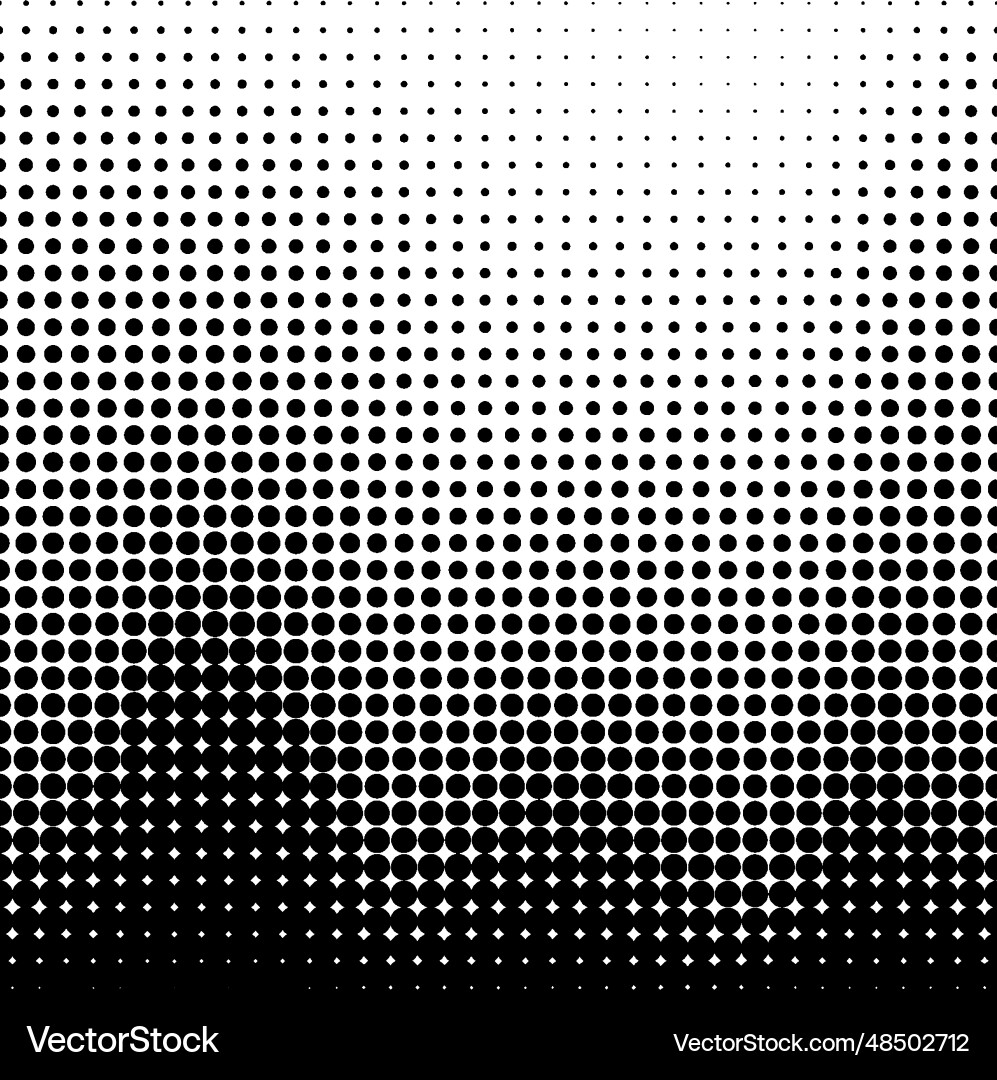 Fading Dot Halftone Gradient Vector Image