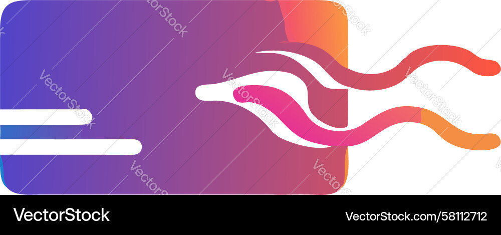 Flowing Data Streams Vector Image